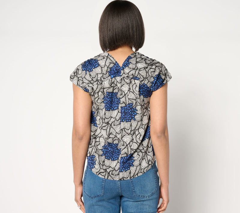NIC+ZOE Petal Bloom Printed Top — View 2