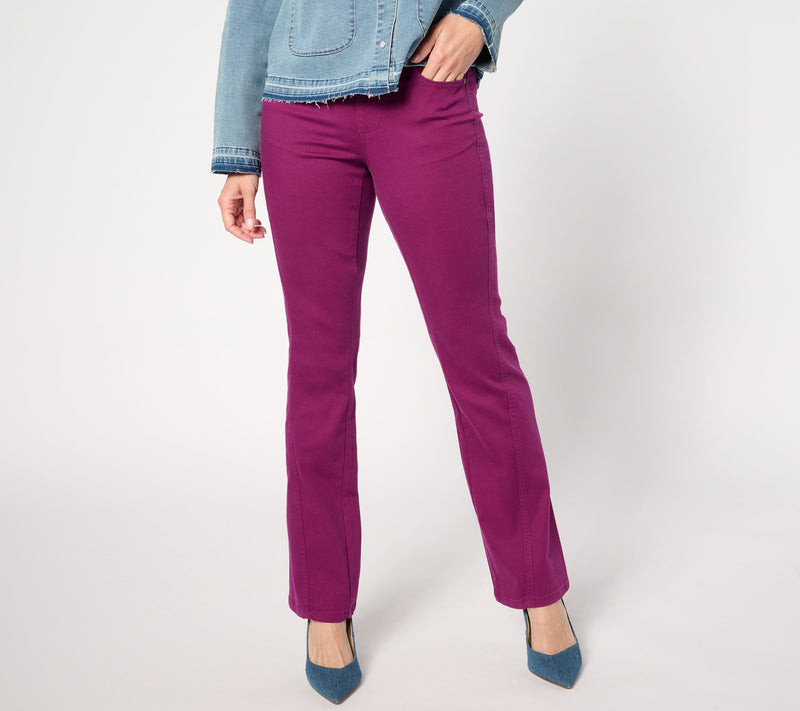 Belle by Kim Gravel Tall Primabelle Twill Forward Boot Cut Jean — View 5