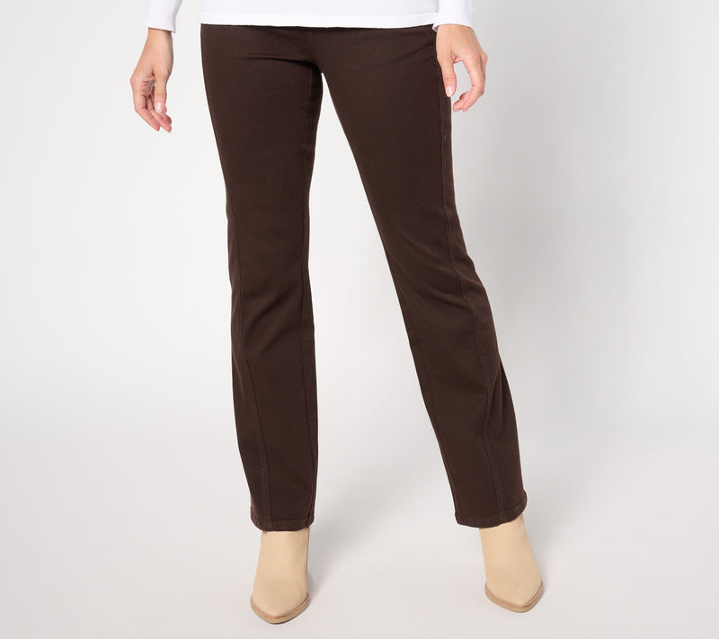 Belle by Kim Gravel Tall Primabelle Twill Forward Boot Cut Jean — View 7