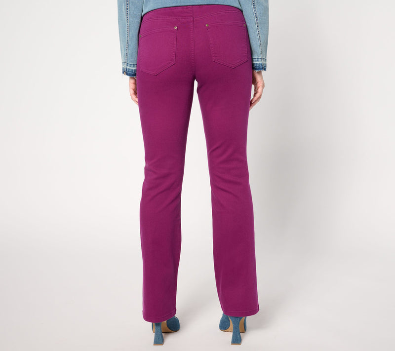 Belle by Kim Gravel Tall Primabelle Twill Forward Boot Cut Jean — View 8