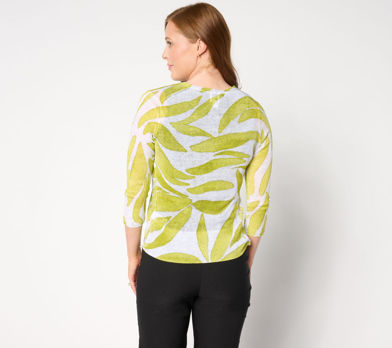 NIC+ZOE Printed 4-Way Cardigan — View 8