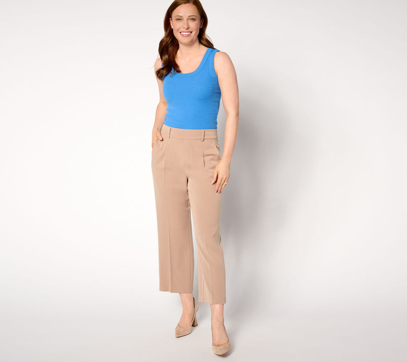 NIC+ZOE Avenue Summer Wide Leg Crop Trouser — View 9