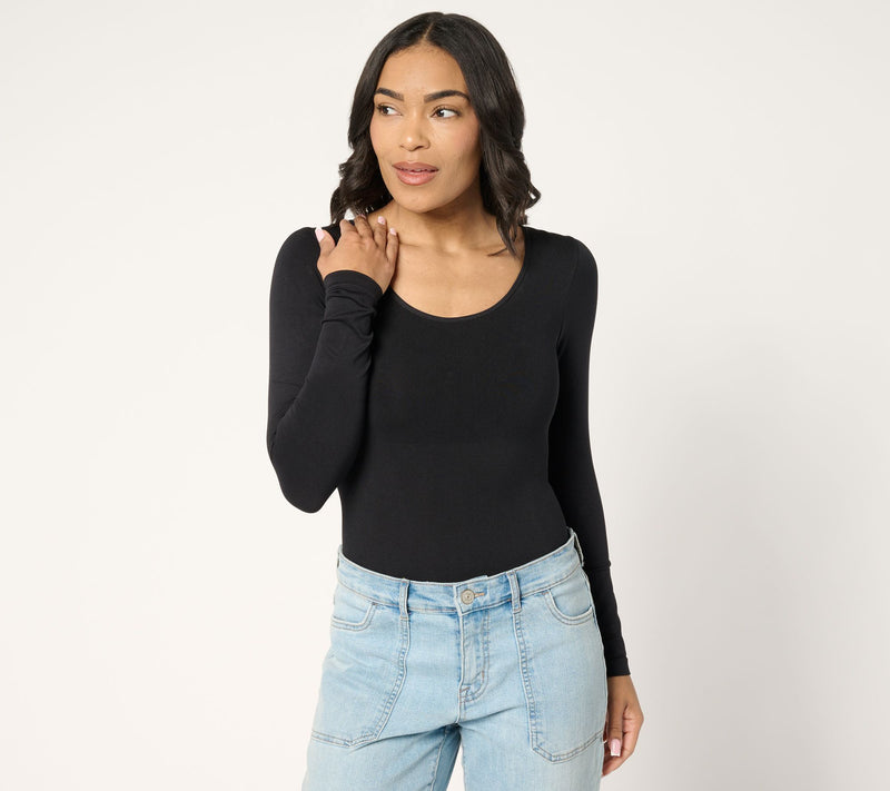 Shapermint All Day Everyday Long Sleeve Bodysuit — Main view