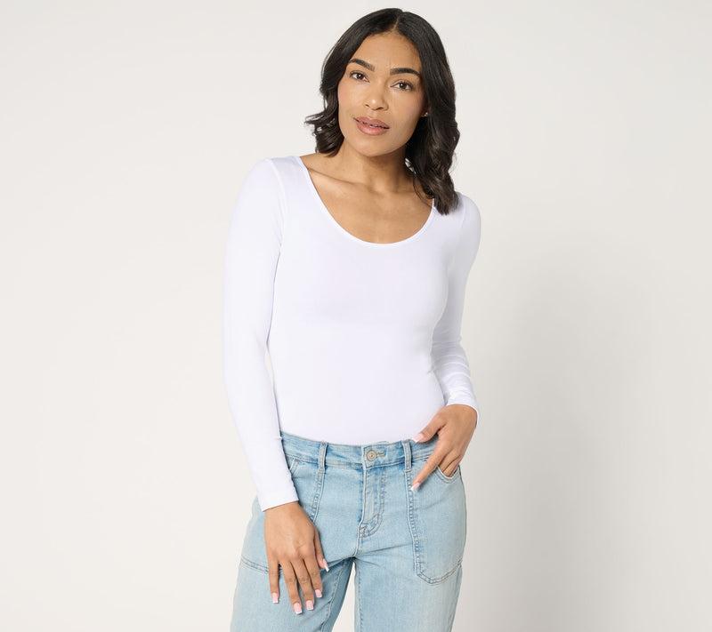 Shapermint All Day Everyday Long Sleeve Bodysuit — View 5