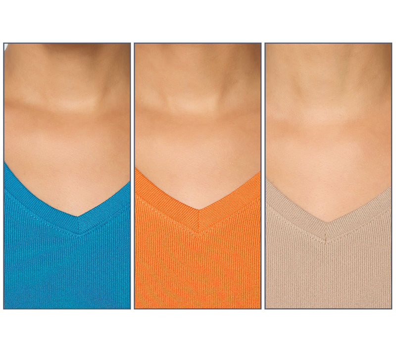 Denim & Co. Essentials Heavenly Jersey 3-Pack 3/4 Sleeve Tops — View 22