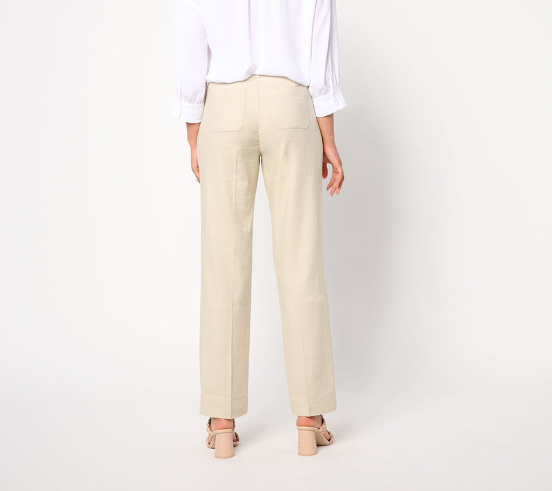 NYDJ Marilyn Linen Trouser - Feather — View 2