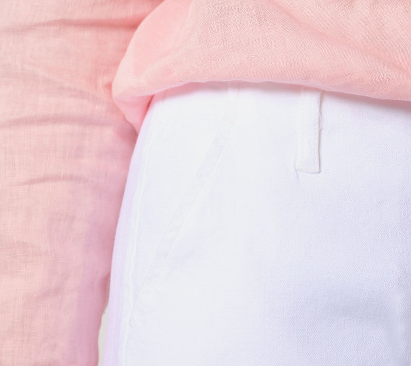 NYDJ Marilyn Linen Trouser - Optic White — View 6