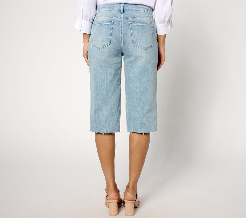 NYDJ Sustainable Kristie 80's Bermuda - Afterglow — View 2