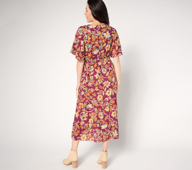 Belle Boho by Kim Gravel Floral Dreams Tiered Flutter Dress — View 10