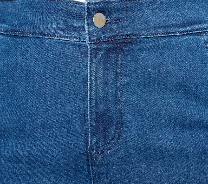 Denim & Co. Signature Tall Indigo Perfect Flex Trouser Jean — View 6