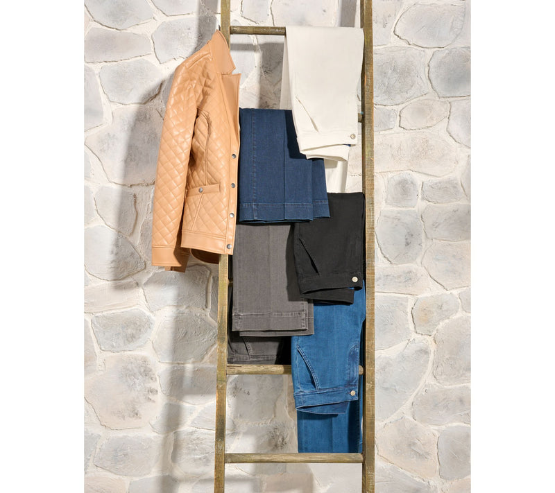 Denim & Co. Signature Regular Color Perfect Flex Trouser Jean — View 7