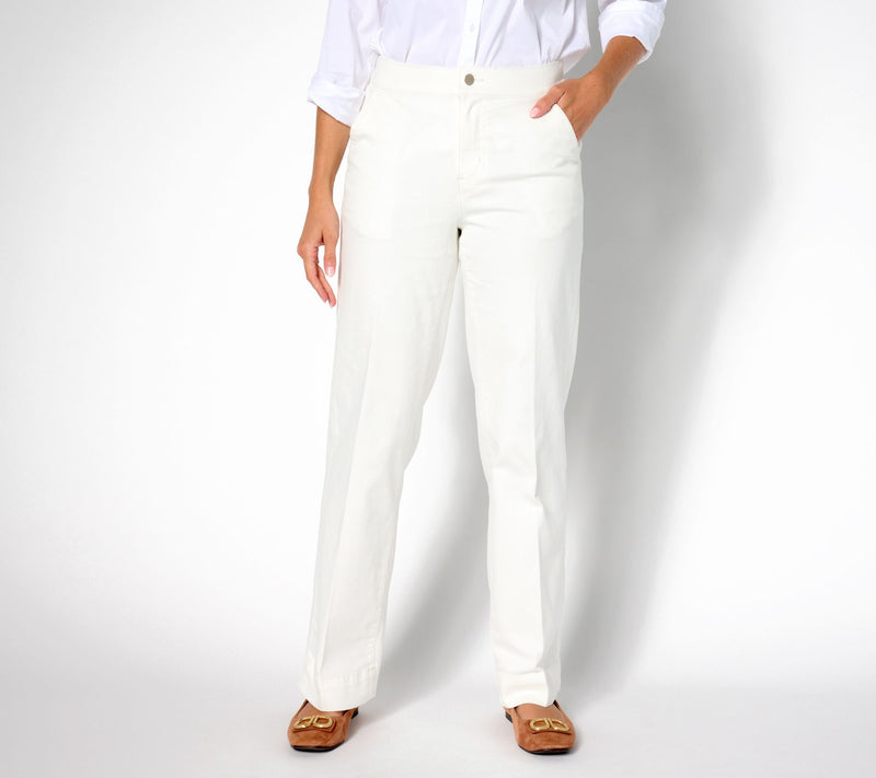 Denim & Co. Signature Regular Color Perfect Flex Trouser Jean — View 2