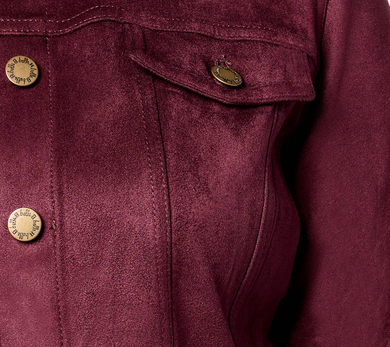 Belle by Kim Gravel PerSuede Me Trucker Jacket — View 4