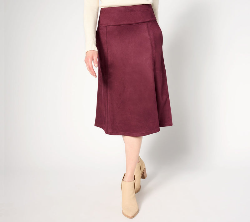 Belle by Kim Gravel PerSuede Me Midi Skirt — Main view