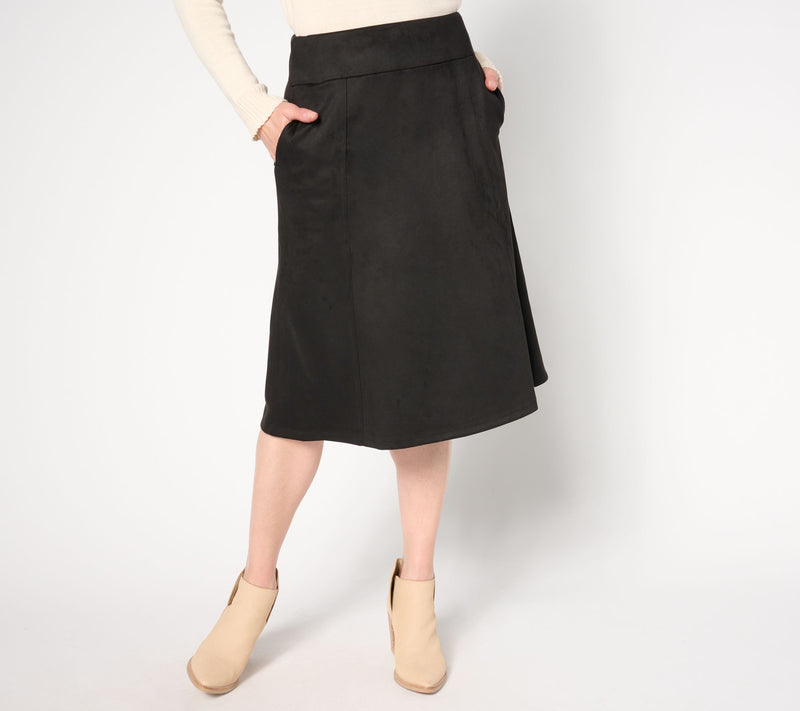 Belle by Kim Gravel PerSuede Me Midi Skirt — View 11