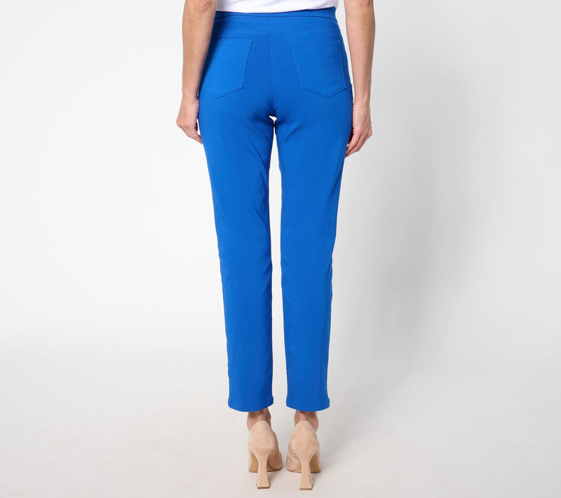 Susan Graver Regular Ultra Stretch Slim Leg Pants — View 12