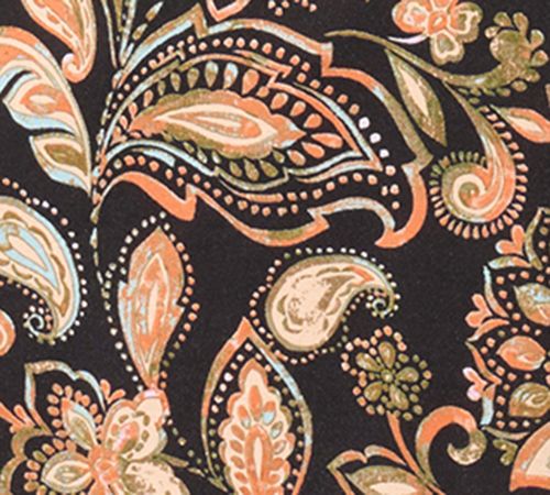 Belle by Kim Gravel Rayon Spandex Fall Flora 3/4 Sleeve Top — View 5
