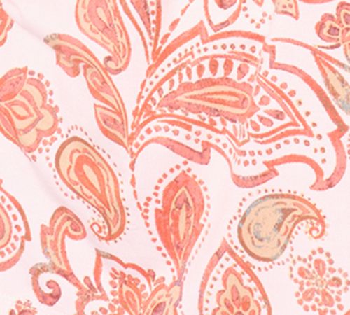 Belle by Kim Gravel Rayon Spandex Fall Flora 3/4 Sleeve Top — View 7