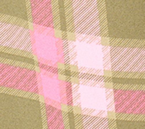 Belle by Kim Gravel Blurred Plaid Henley Blouse — View 6