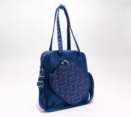 IHKWIP Quilted Pickleball Tote with Crossbody Strap