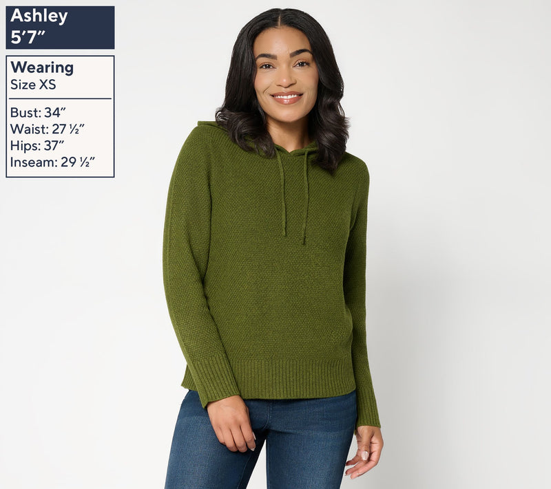 Me by Jennie Garth Pebble Sweater Hoodie — View 11