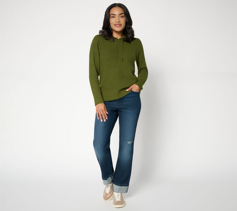 Me by Jennie Garth Pebble Sweater Hoodie — View 13