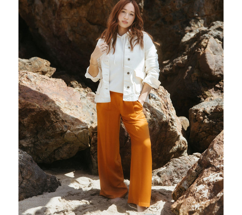 Me by Jennie Garth Regular Pebble Satin Pant — View 13