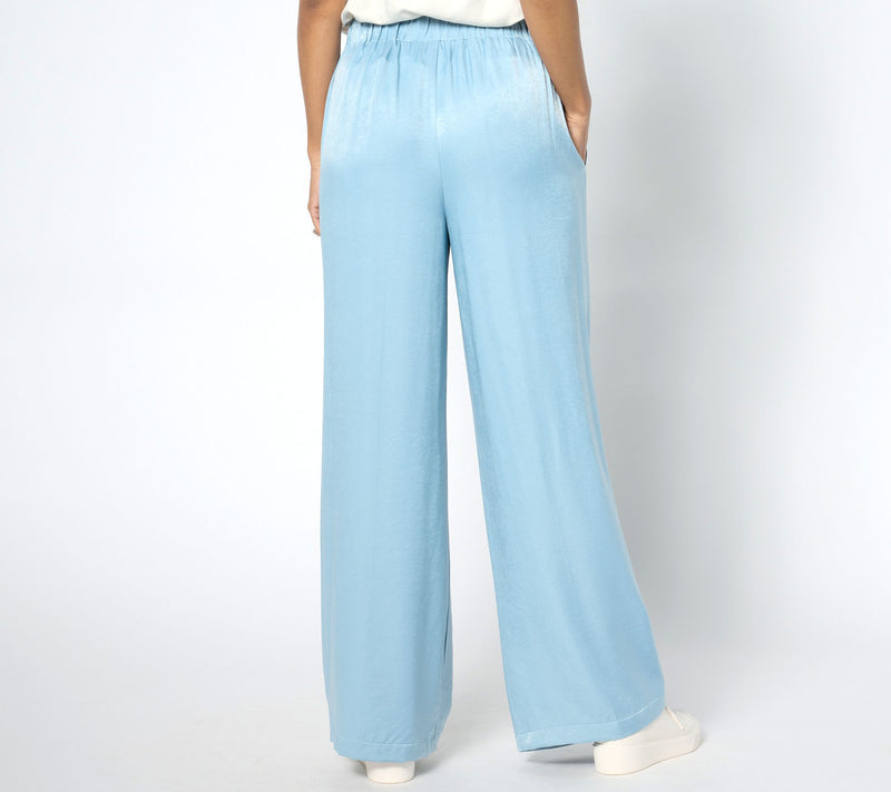 Me by Jennie Garth Regular Pebble Satin Pant — View 8