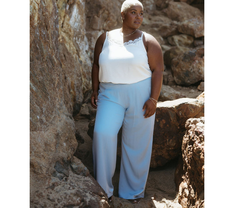 Me by Jennie Garth Petite Pebble Satin Pant — View 11