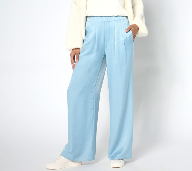 Me by Jennie Garth Petite Pebble Satin Pant — View 3