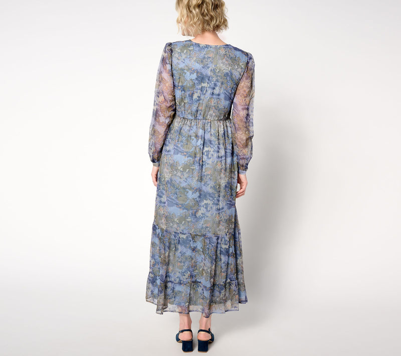 Me by Jennie Garth Regular Misty Woven Maxi Dress — View 4