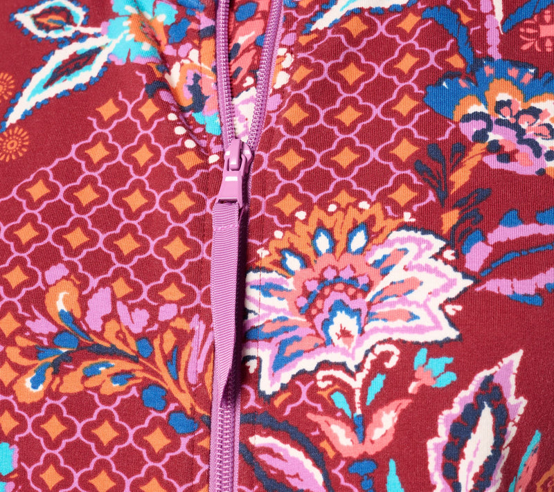 Sport Savvy Printed Patchwork French Terry Jacket — View 4