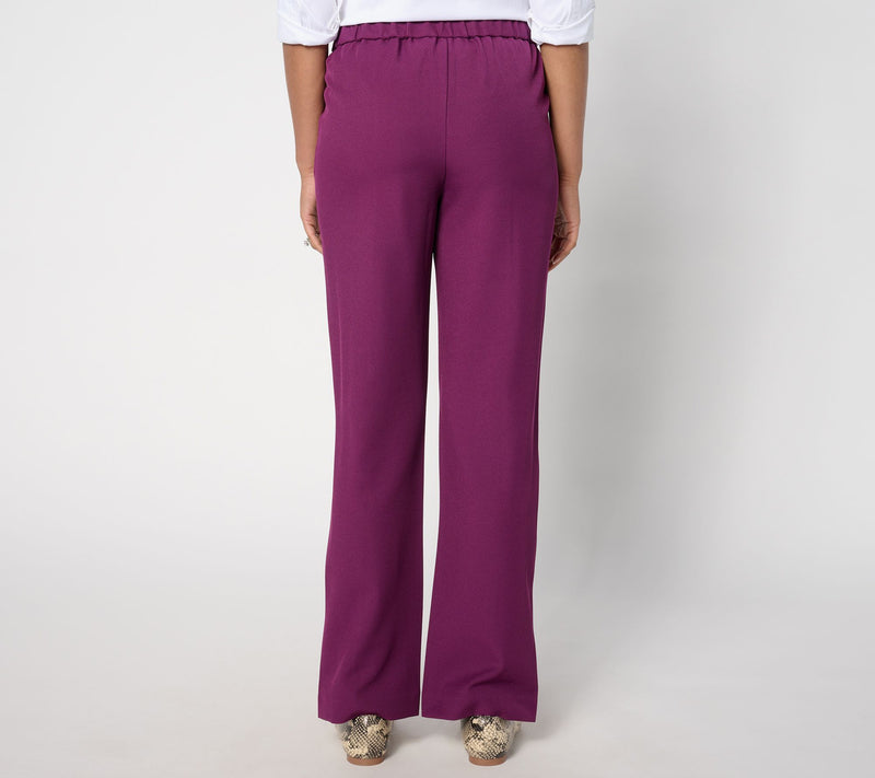 Isaac Mizrahi Live! Regular Timeless Twill Straight Leg Pants — View 10