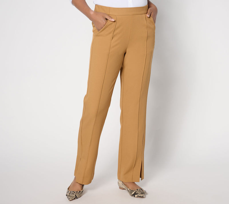 Isaac Mizrahi Live! Tall Timeless Twill Straight Leg Pants — View 5