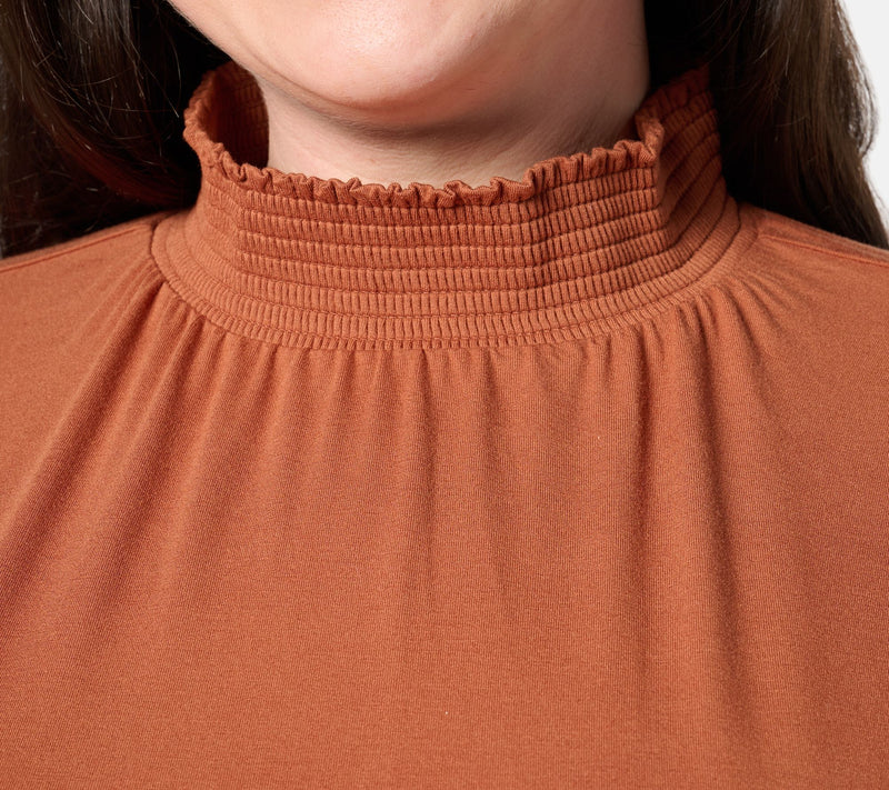 Studio Park x Ali Carr Smocked Neck Knit Top — View 4
