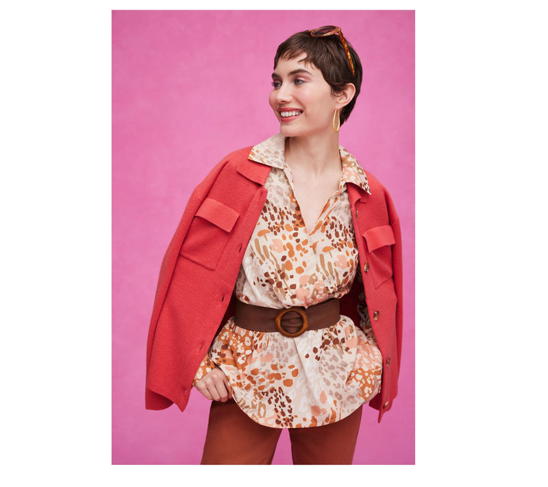 Isaac Mizrahi Live! Button Front Sweater Jacket with Collar — View 12