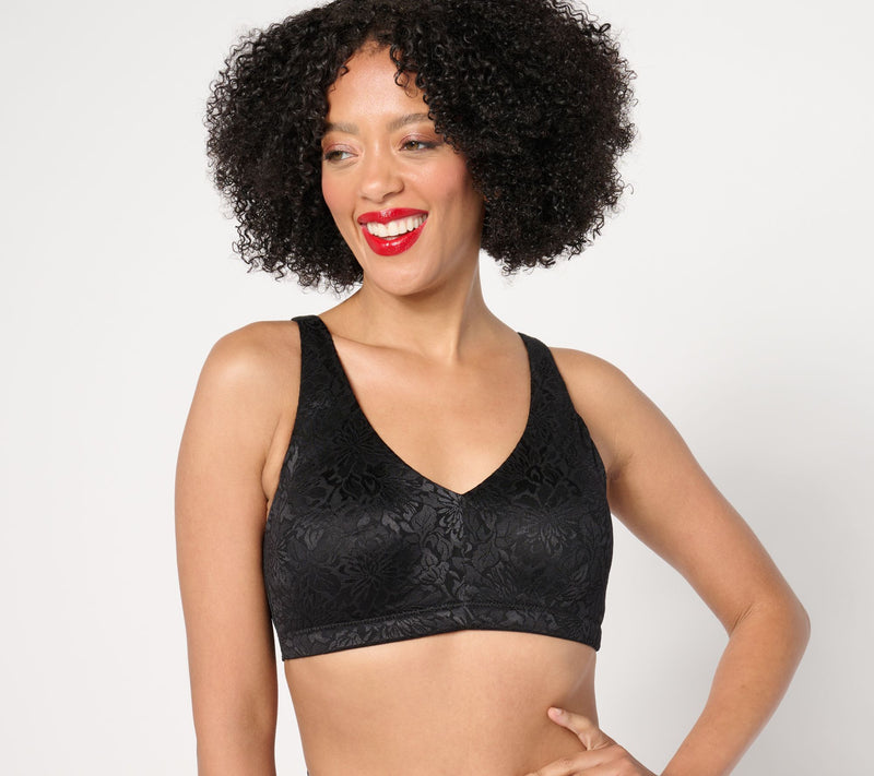 Breezies Dahalia Lace Unlined Wirefree Bra — View 5