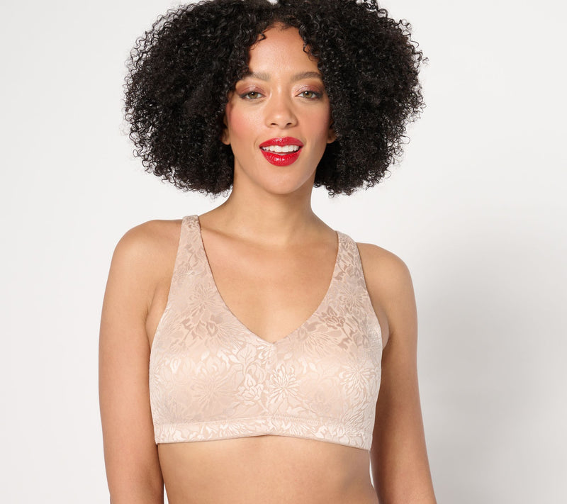 Breezies Dahalia Lace Unlined Wirefree Bra — View 9