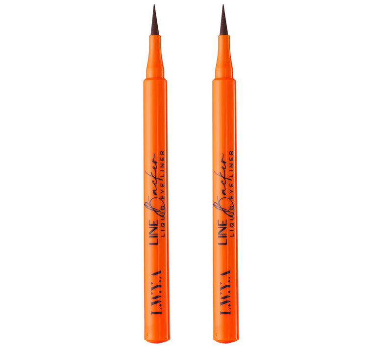 LWYA by Kim Gravel Line Backer Liquid Eyeliner Duo — View 7