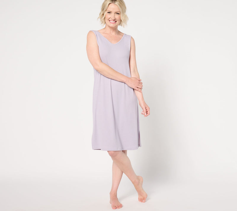 Berkshire Homewear Ribbed Modal Night Shirt — View 12