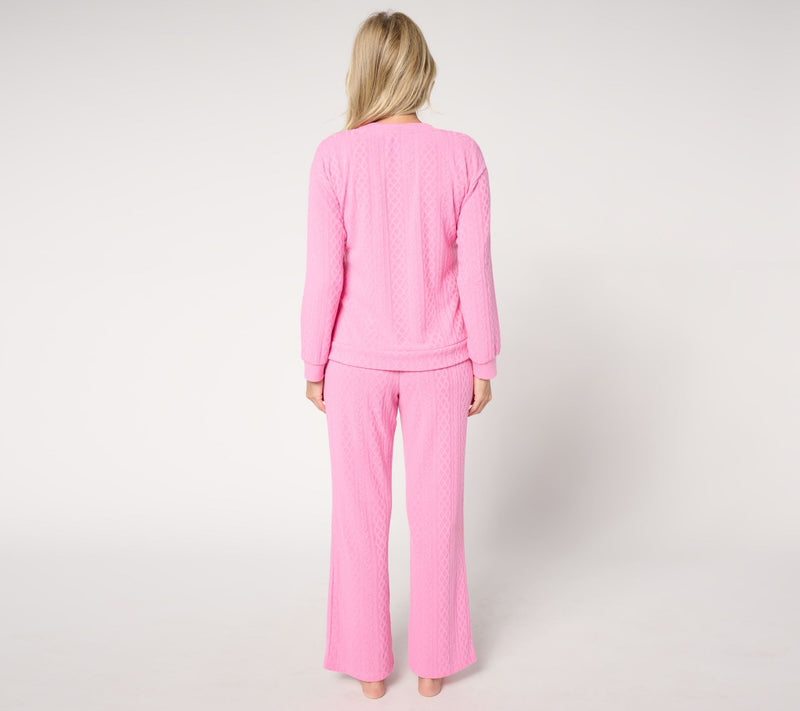 MUK LUKS Sweater Soft Lounge Set — View 14