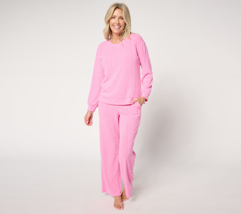 MUK LUKS Sweater Soft Lounge Set — View 13