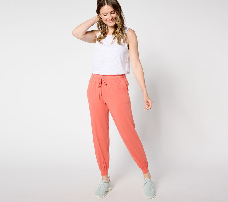 AnyBody Regular Cozy Knit Jogger and Ankle Pant Set — View 17