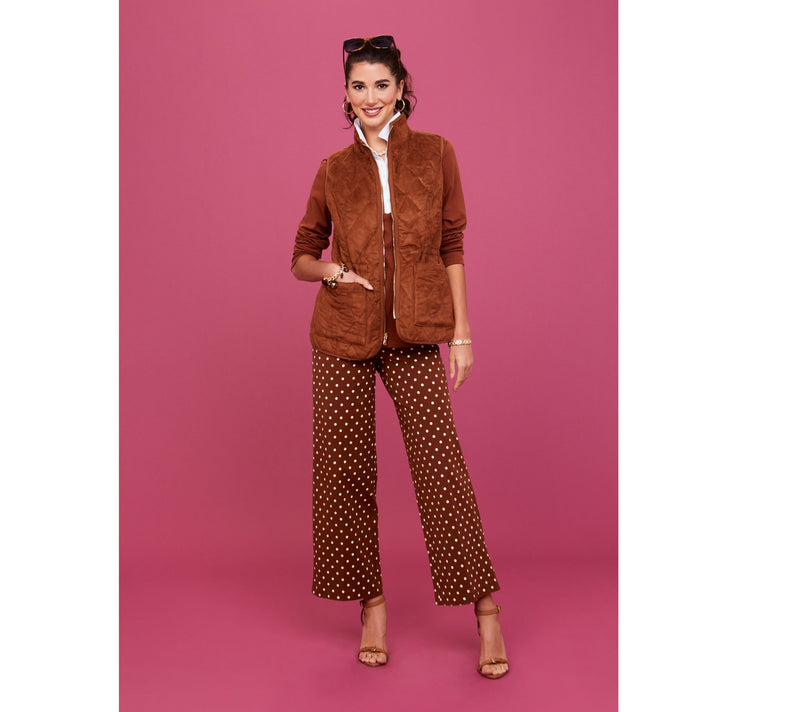 Isaac Mizrahi Live! Petite 24/7 Stretch Printed Straight Pants — View 14