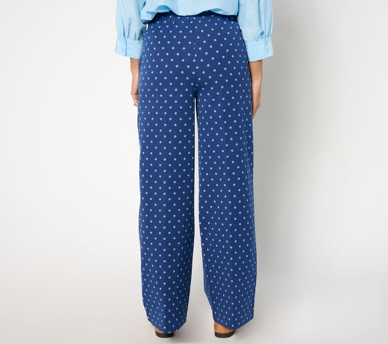 Isaac Mizrahi Live! Tall 24/7 Stretch Printed Straight Pants — View 10