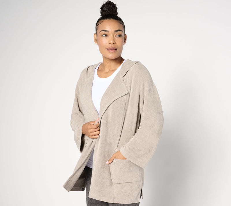 Barefoot Dreams CozyChic Ultra Lite Open Front Cardigan — View 9