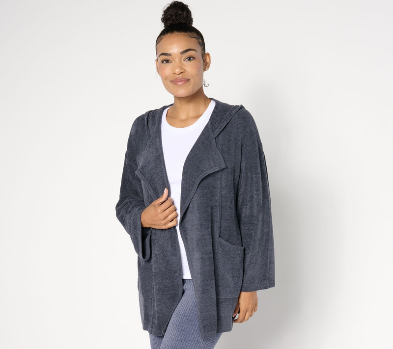 Barefoot Dreams CozyChic Ultra Lite Open Front Cardigan — View 7