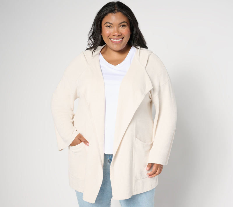 Barefoot Dreams CozyChic Ultra Lite Open Front Cardigan — View 15