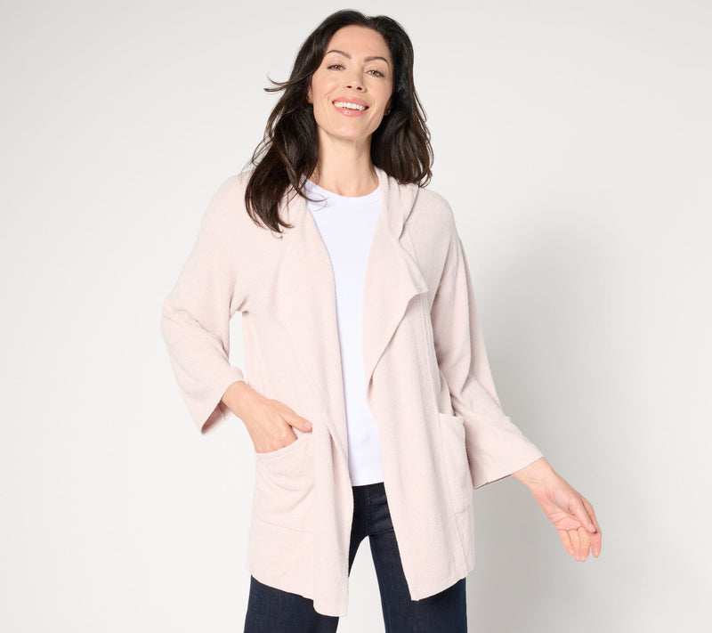 Barefoot Dreams CozyChic Ultra Lite Open Front Cardigan — View 5