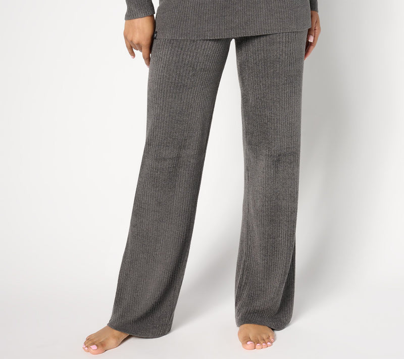 Barefoot Dreams Petite CozyChic Ultra Lite Solid Ribbed Pants — Main view